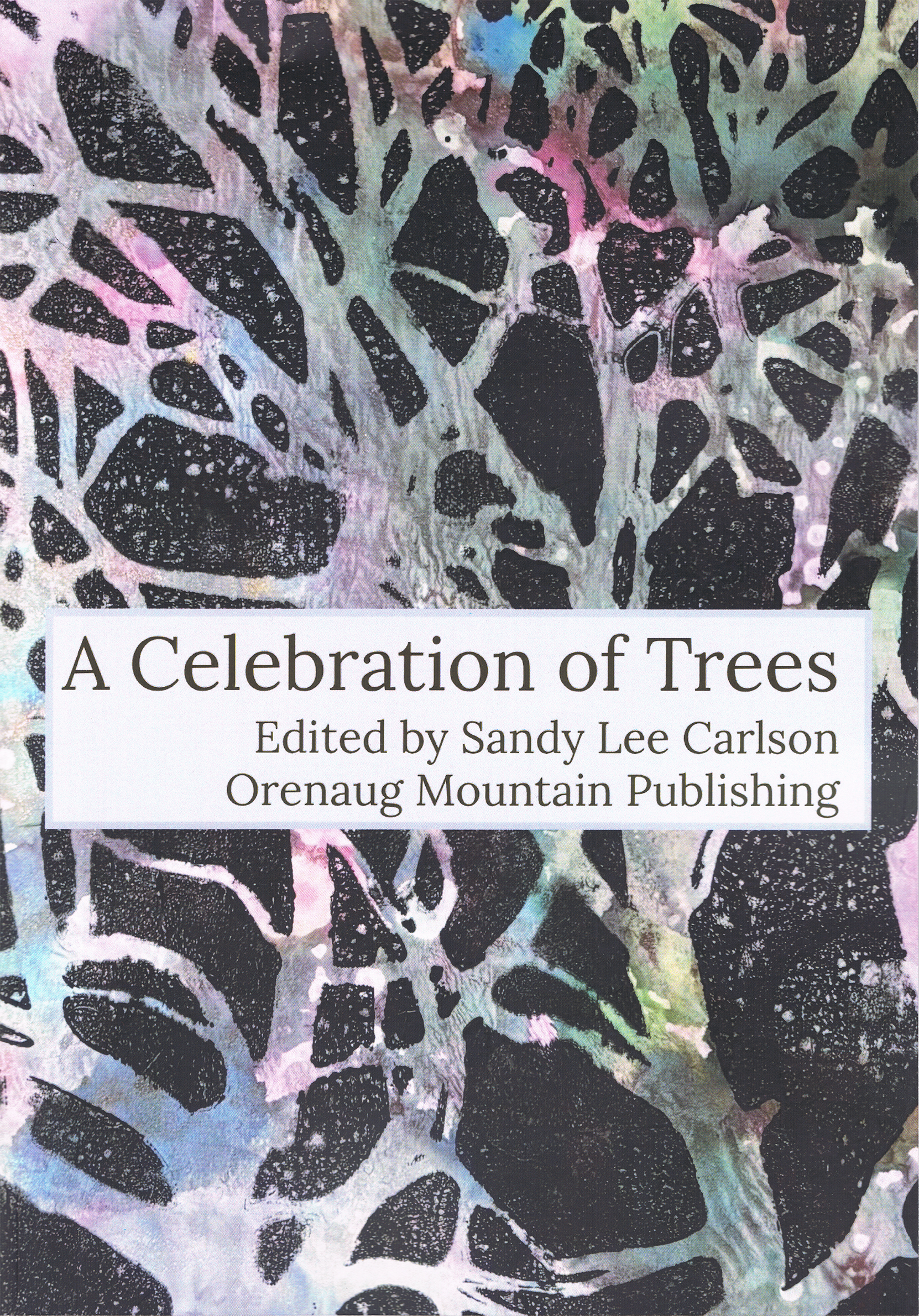 Black and white cover, branches of trees.